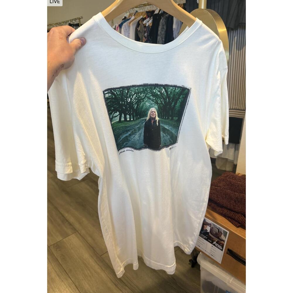 NEW VINCE men's clinch short sleeve crew top in gregg allman